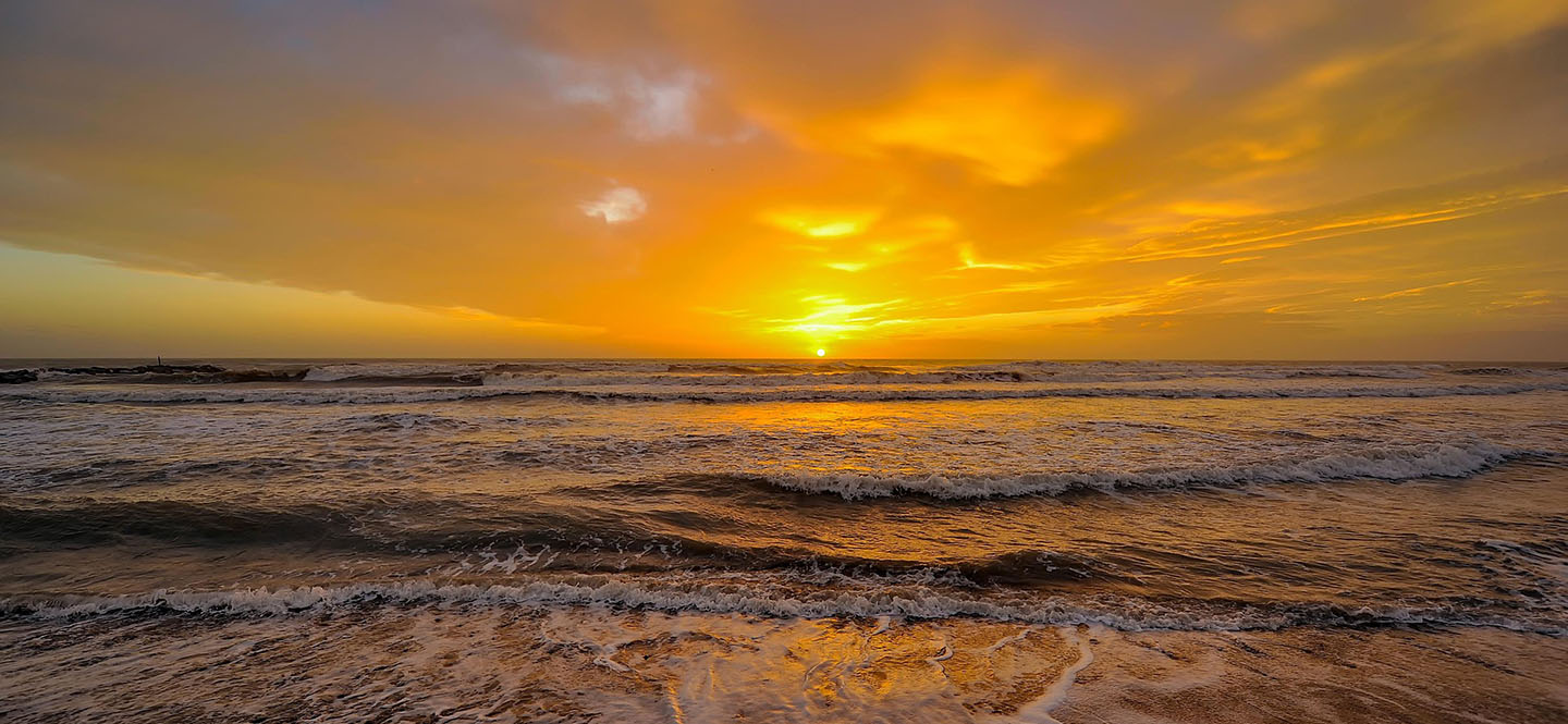 tramonto in versilia